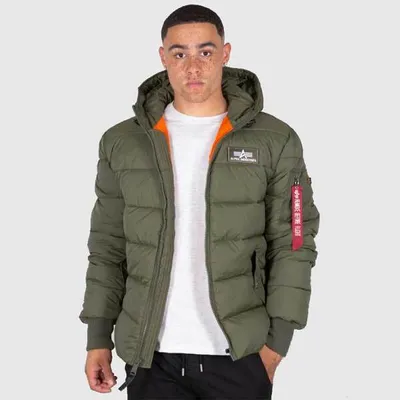 Obrázok produktu pre Bunda Alpha Industries s kapucňou Alpha FD Dark Green - 2XL