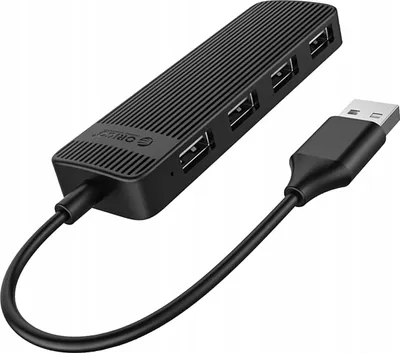 Zdjęcie produktu dla Orico Fl02 Koncentrator USB-A, stacja dokująca 4X USB-A 2.0 - czarny