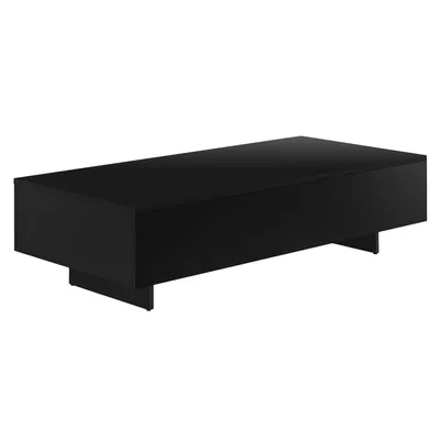 Immagine prodotto di In And OutdoorMatch Tavolino Alysson - 115x55x31 cm - Nero - Lucido - Truciolato - Design moderno