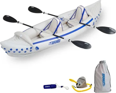 Produktbild von Aufblasbares Kajak für 2 Personen, Angelkajak Sea Eagle, Kajak Set für Einsteiger