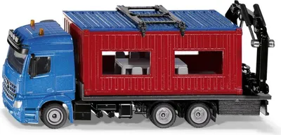 Produktbild von SIKU 3556 LKW mit Baucontainer 1:50