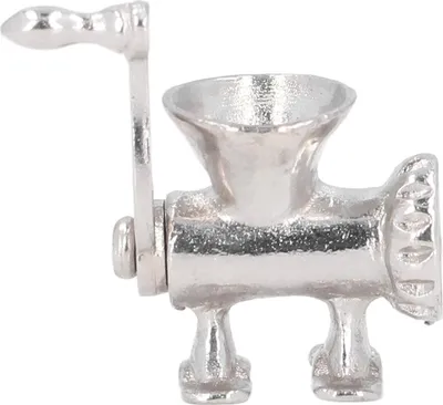Immagine prodotto di modellini di mini tritacarne 1:12 con manovella, scena di vita, simulazione, casa dei giochi, giocattolo per bambini dai 3 anni in su