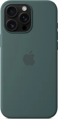 Produktbild von Apple iPhone 16 Pro Max Silikon Hülle Case mit MagSafe - Seegrün