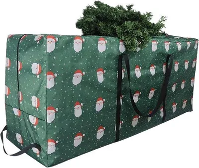 Produktbild von Aufbewahrungstasche für Weihnachtsbaum - Wasserdichtes Oxford-Gewebe - 122 x 51 x 38 cm - Grün