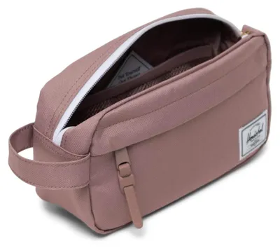 Zdjęcie produktu dla Herschel 30063, Kosmetyczka, Tkanina, Różowy, Monochromatyczny, 600 D, Zamek błyskawiczny