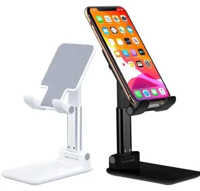 Produktbild von Handy Halterung Universal Smartphone Halter klappbar für Bürotisch Küche Reise