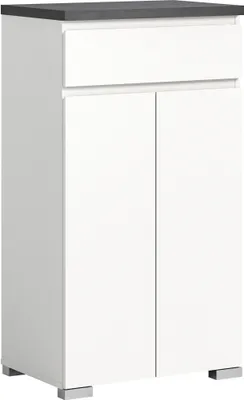 Produktbild von Shoelove Schuhschrank 2 Türen, 1 Schublade 60x109cm weiß,grau.