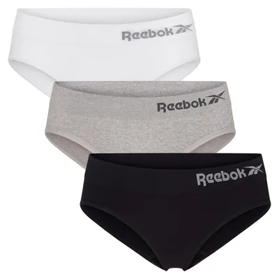 Immagine prodotto di Reebok Raina, biancheria intima da donna, senza cuciture, confezione da 3 pezzi | Slip senza cuciture, ideali per lo sport