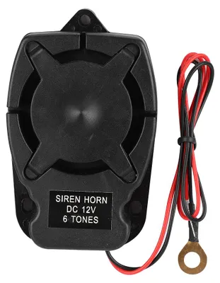 Produktbild von DC12V Auto Fahrzeug Diebstahlalarm Lautsprecher Horn 6 Sound 110db Sicherheitssystem Zubehör