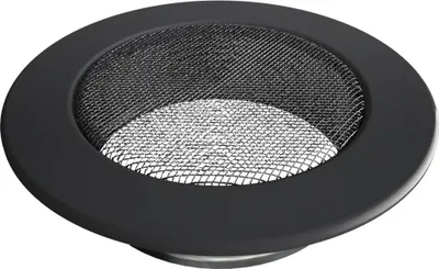 Produktbild von Lüftungsgitter rund Ø 125 Graphite