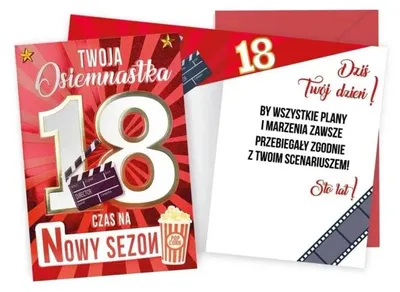 Obrázek produktu pro Permanentka B6 Narozeniny 18 – Kukartka