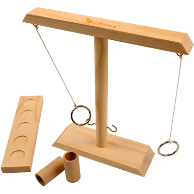 Immagine prodotto di Swing the Ring Gioco di società – Gioco da tavolo di abilità in legno