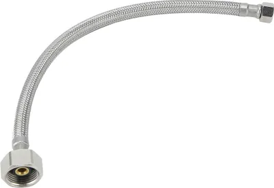 Zdjęcie produktu dla miedziany wąż dopływowy o długości 30 cm do toalet (gwint wlotu 7/8", gwint wylotu 3/8") - Akcesoria łazienkowe