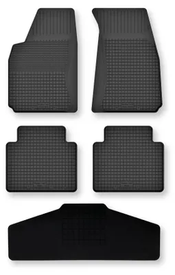 Zdjęcie produktu dla Dywaniki gumowe z tunelem do Ford Maverick MK1 1994-2003 (SUV) – 5 szt., czarne, dobierane – Wielganizator Semi-Universal