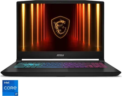 Obrázek produktu pro Herní notebook MSI Katana 15 HX B14WEK s procesorem Intel® Core™ i7-14650HX až 5,2 GHz, 15,6" QHD, 165 Hz, 16 GB DDR5 RAM, 512 GB SSD, NVIDIA® GeForce RTX™ 5050 GDDR7, bez OS, černý