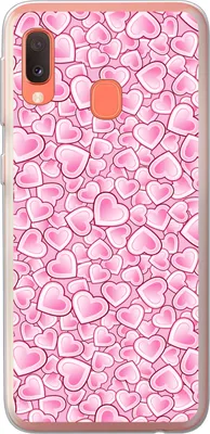 Produktbild von MuchoWow® Handyhülle Schutzhülle Hülle für Telefoonhoesje Samsung Galaxy A20e Mädchen - Herzen - Rosa - Muster - Mädchen - Kind - Kinder Silikon Softcase Handy Hülle - Abdeckung