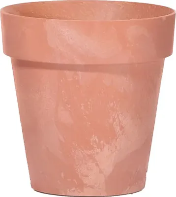Immagine prodotto di Vaso da fiori Cube effetto cemento terracotta 17 cm