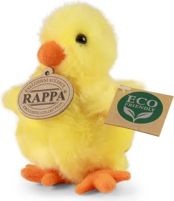 Obrázok produktu pre RAPPA Plyšové kurča 10 cm ECO-FRIENDLY