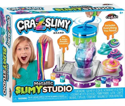 Produktbild von MAC TOYS Cra-Z-Slimy Slime Factory - Metallicfarben