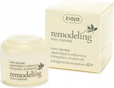 Zdjęcie produktu dla Ziaja Remodeling 60+, Krem na noc ujędrniająco-odżywczy, 50ml