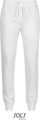Image de SOLs 02084 | Hommes Slim Fit Jogging Pants Jake - Couleur : Blanc - Taille : L