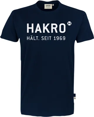 Produktbild von HAKRO T-Shirt Logo 1969, tinte, 3XL