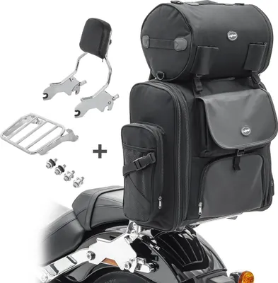 Zdjęcie produktu dla Sissybar + tylna torba do choppera / custom bike / Sport Glide 18-25 R1