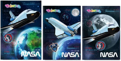 Produktbild von Notizbuch A5 32k Zeile Nasa Colorino