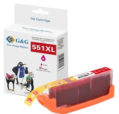 Produktbild von G&G XL-Druckerpatrone kompatibel mit Canon CLI-551M XL