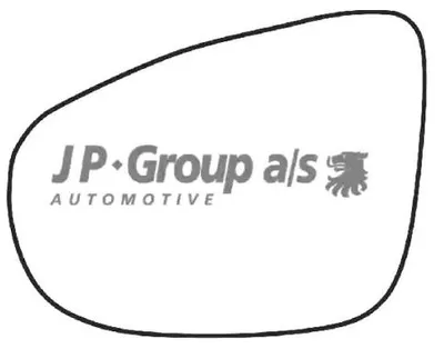 Produktbild von JP GROUP Spiegelglas Außenspiegel Links für VW GOLF VI (5K1) Beheizbar Asphärisch 1189304770