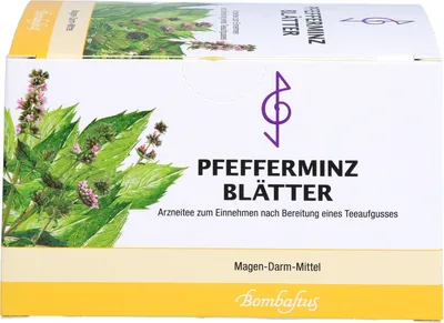 Produktbild von Bombastus Pfefferminzblätter Arzneitee Magen-Darm-Mittel, 20 St. Filterbeutel