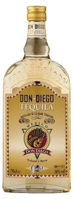 Produktbild von Don Diego Gold Tequila 38% Vol. 0.7L