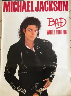 Obrázok produktu pre Michael Jackson – Bad Tour 1988 – Plagát – 100x140 cm