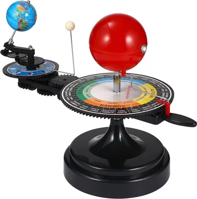 Produktbild von Sonnensystem Bausatz für Kinder, Erde Mond Sonne Modell mit Planeten Umlaufbahn, DIY Wissenschaft Spielzeug, Astronomie Geschenk ab 6 Jahren