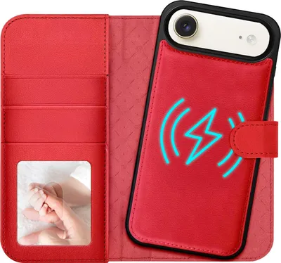 Immagine prodotto di custodia magnetica 2in1 per iPhone Air protezione RFID, cover magnetica staccabile, compatibile con MagSafe, custodia antiurto con finestra fotografica