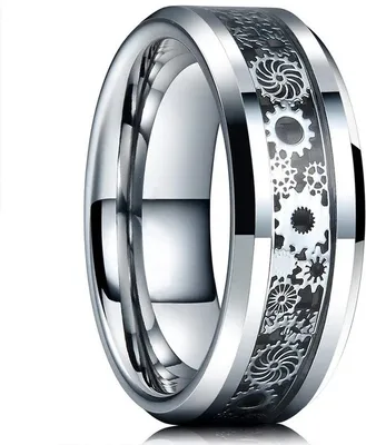 Zdjęcie produktu dla Pierścionek Wheels - Srebrny 67mm dla mężczyzn KP32392