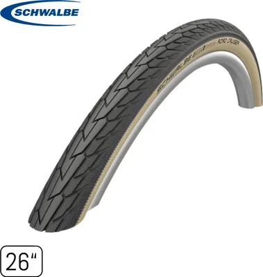 Produktbild von Schwalbe Reifen Road Cruiser 47-559 SW D, 26 Zoll x 1,75 Zoll, K-Guard, Green Compound