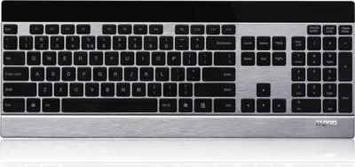 Produktbild von rapoo E9270P - 5GHz Ultraschlanke Kabellose Touch- Tastatur silber