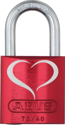 Produktbild von ABUS LoveLock 2, Rot, Aluminium, 39 x 19 x 74 mm, 113 g, 1 Stück(e)
