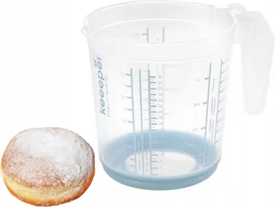 Immagine prodotto di keeeper 1049168015500 keeeper brocca dosatrice "massimo", 1,0 L, bianco / blu nordico