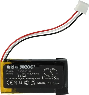 Produktbild von vhbw Akku Ersatz für Logitech AHB521630PJT-04, 533-000151 für kabellose Maus (220 mAh, 3,7 V, Li-Polymer)