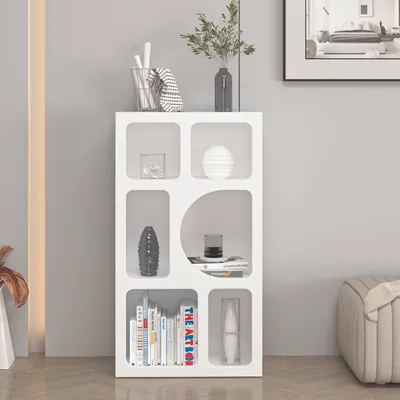 Obrázok produktu pre Skye Decor, kvalitná knižná polica, biela, 50x90x27 cm, 100% melamín