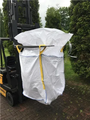 Produktbild von BigBag für Schüttgüter, Tragkraft 1000 kg, 900x900x1100 mm, 4 Schl.