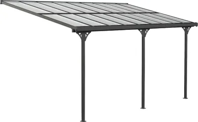 Produktbild von Westmann Alu Terrassenüberdachung Bruce 556 Schwarz 300x556x270 cm