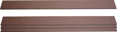 Immagine prodotto di set di 4 doghe per schermo privacy in WPC Sarthe, pannelli frangivento, circa 1mq ~ 180cm, marrone