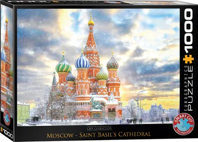 Obrázok produktu pre EUROGRAPHICS Puzzle Chrám Vasila Blaženého, Moskva 1000 dielikov