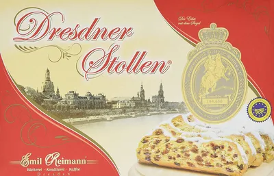 Obrázek produktu pro Drážďanský závin s máslovými sultánkami, marcipánem a moučkovým cukrem 500g