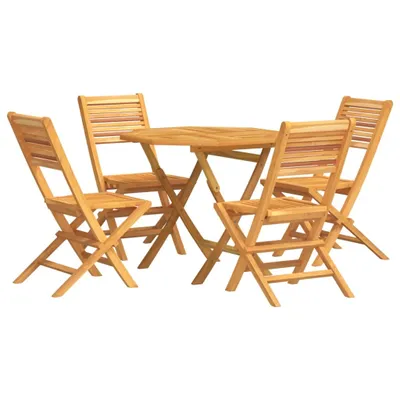 Immagine prodotto di vidaXL Set da pranzo da giardino in teak massiccio da 5 pezzi