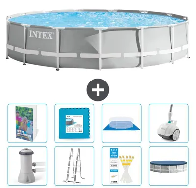 Produktbild von Prism Frame Pool Rund - 457x107 cm - 9-teilig S531