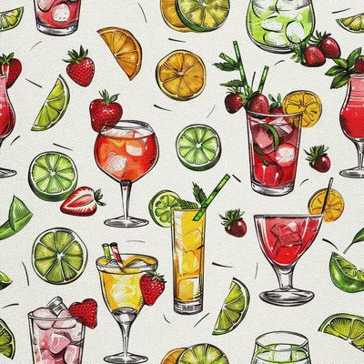 Immagine prodotto di OUTDOOR DECOSTOFFE OXFORD - Motivo cocktail | DX8341